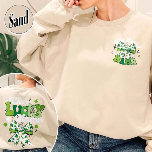 St Patrick's Day Sweatshirt,Wee Little Hooligan Sweatshirt,St Patricks Day Family Sweatshirt,Wee Lucky Sweatshirt