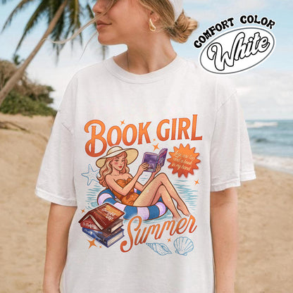Summer Book Comfort Color Shirt, Book Girl Summer Windy City Series Shirt, Hot Girl Summer Shirt