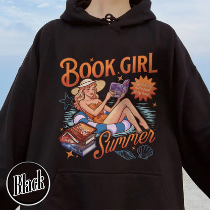 Summer Book Hoodie, Book Girl Summer Windy City Series Hoodie, Hot Girl Summer Hoodie