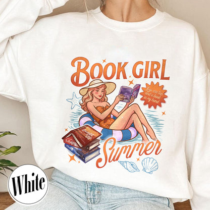 Summer Book Sweatshirt, Book Girl Summer Windy City Series Sweatshirt, Hot Girl Summer Sweatshirt