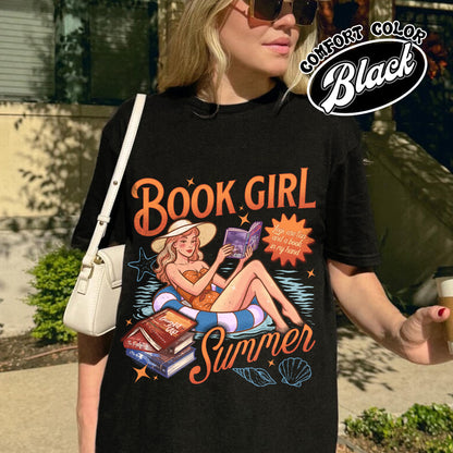 Summer Book Comfort Color Shirt, Book Girl Summer Windy City Series Shirt, Hot Girl Summer Shirt