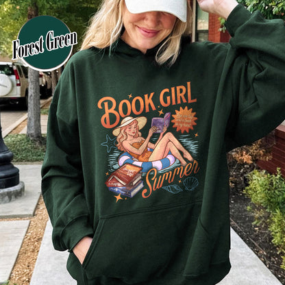 Summer Book Hoodie, Book Girl Summer Windy City Series Hoodie, Hot Girl Summer Hoodie