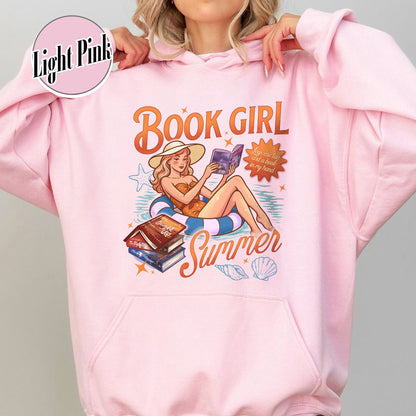 Summer Book Hoodie, Book Girl Summer Windy City Series Hoodie, Hot Girl Summer Hoodie