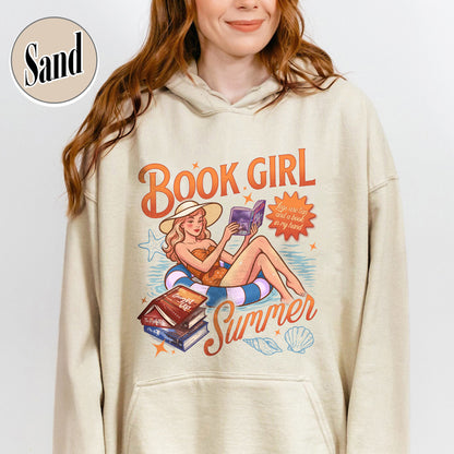 Summer Book Hoodie, Book Girl Summer Windy City Series Hoodie, Hot Girl Summer Hoodie