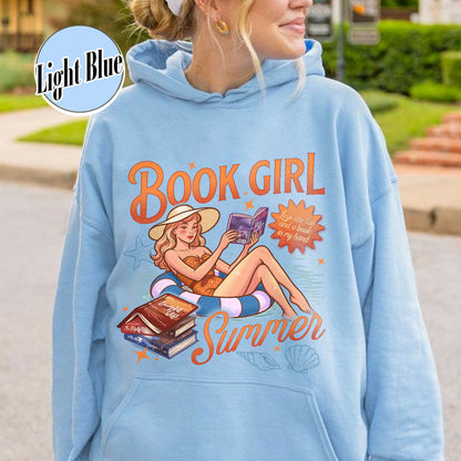 Summer Book Hoodie, Book Girl Summer Windy City Series Hoodie, Hot Girl Summer Hoodie
