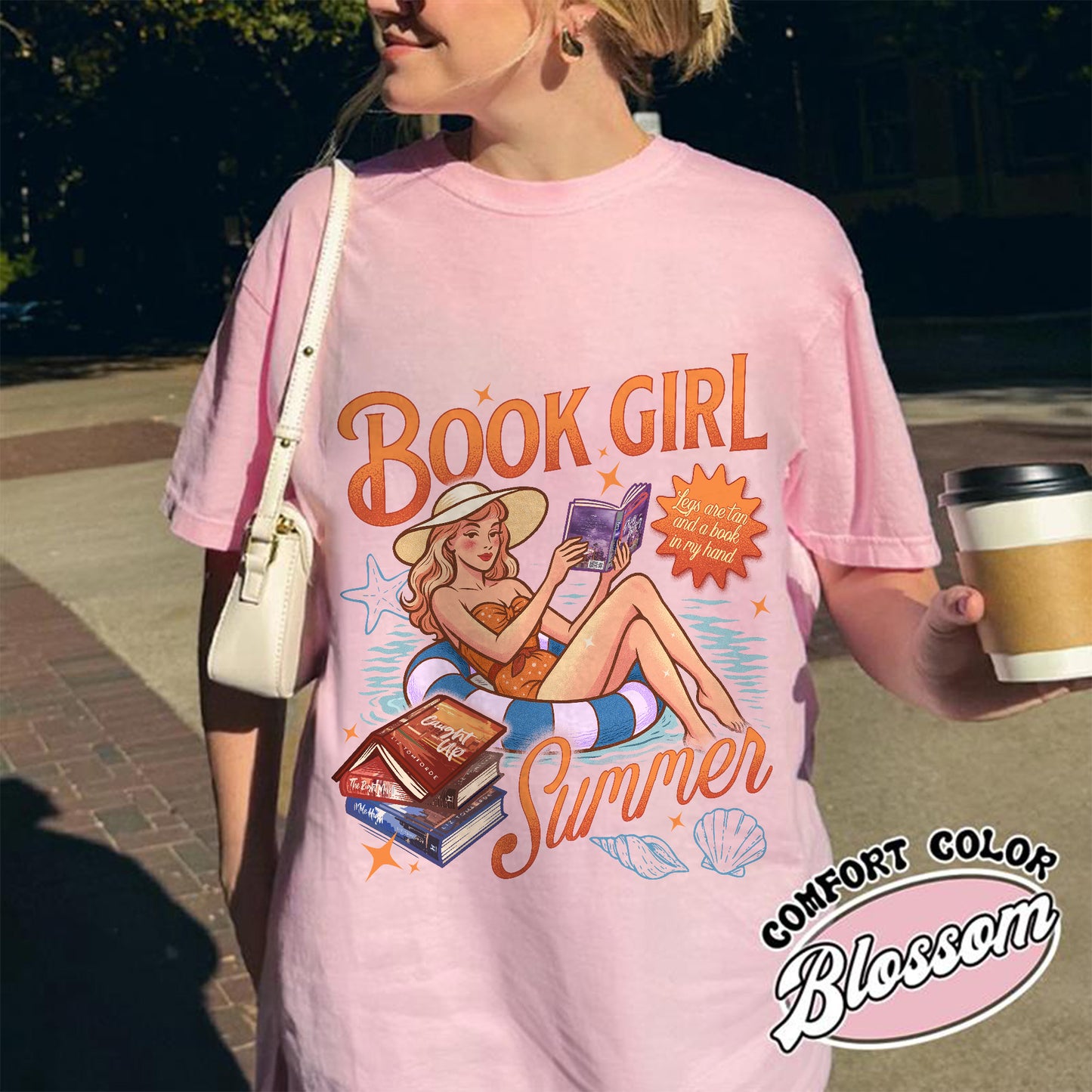 Summer Book Comfort Color Shirt, Book Girl Summer Windy City Series Shirt, Hot Girl Summer Shirt