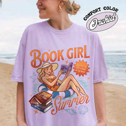 Summer Book Comfort Color Shirt, Book Girl Summer Windy City Series Shirt, Hot Girl Summer Shirt