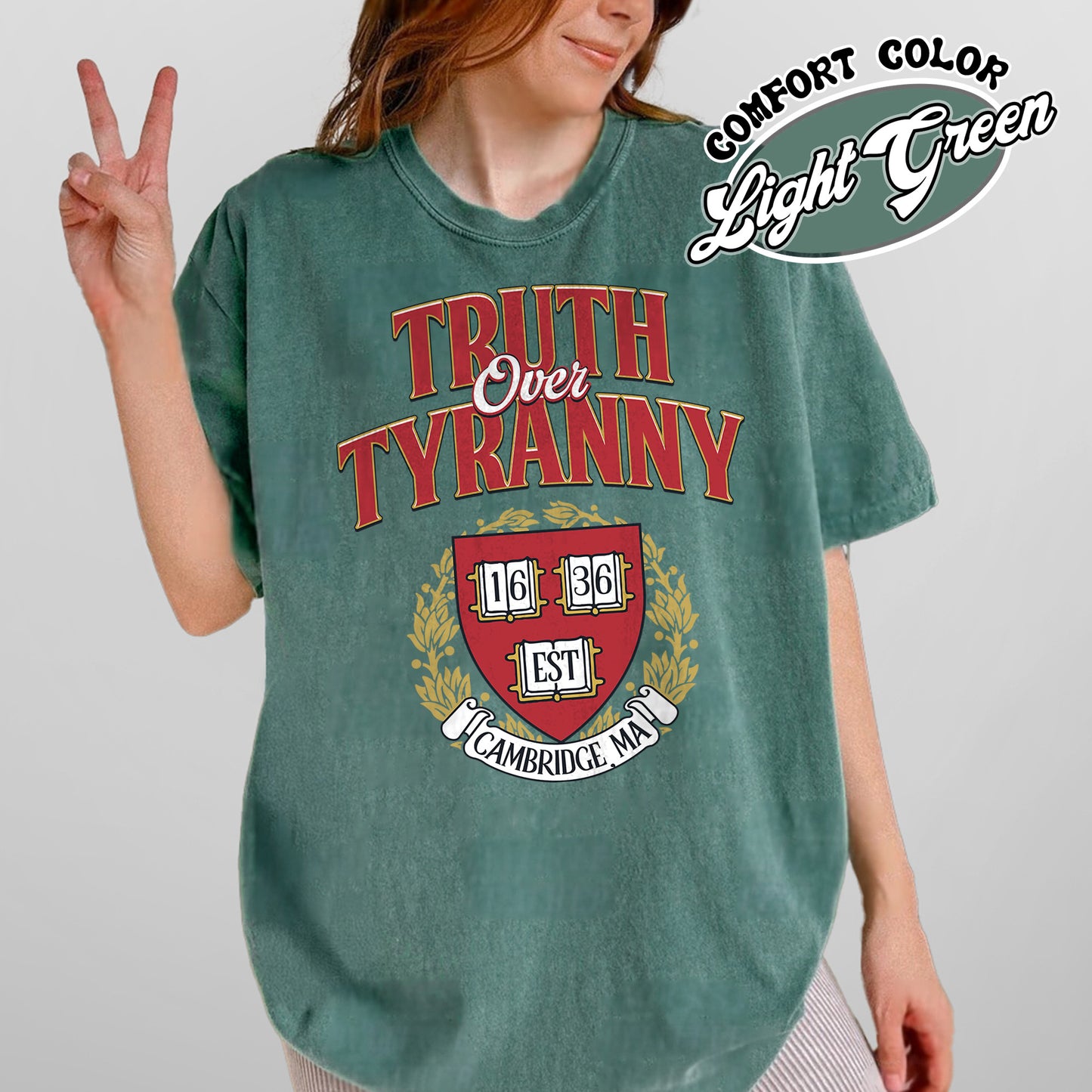 Support University Comfort Color Shirt, Truth Over Tyranny Shirt, Protect Higher Education Academic Shirt