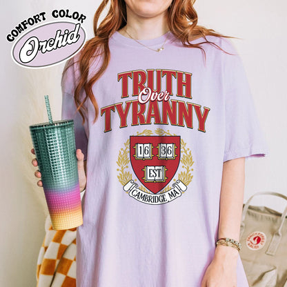Support University Comfort Color Shirt, Truth Over Tyranny Shirt, Protect Higher Education Academic Shirt