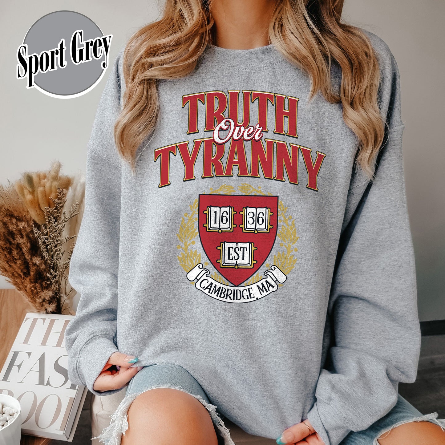 Support University Sweatshirt, Truth Over Tyranny Sweatshirt, Protect Higher Education Academic Sweatshirt