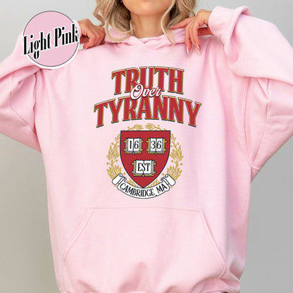 Support University Hoodie, Truth Over Tyranny Hoodie, Protect Higher Education Academic Hoodie