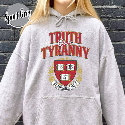 Support University Hoodie, Truth Over Tyranny Hoodie, Protect Higher Education Academic Hoodie