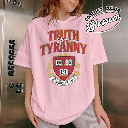 Support University Comfort Color Shirt, Truth Over Tyranny Shirt, Protect Higher Education Academic Shirt