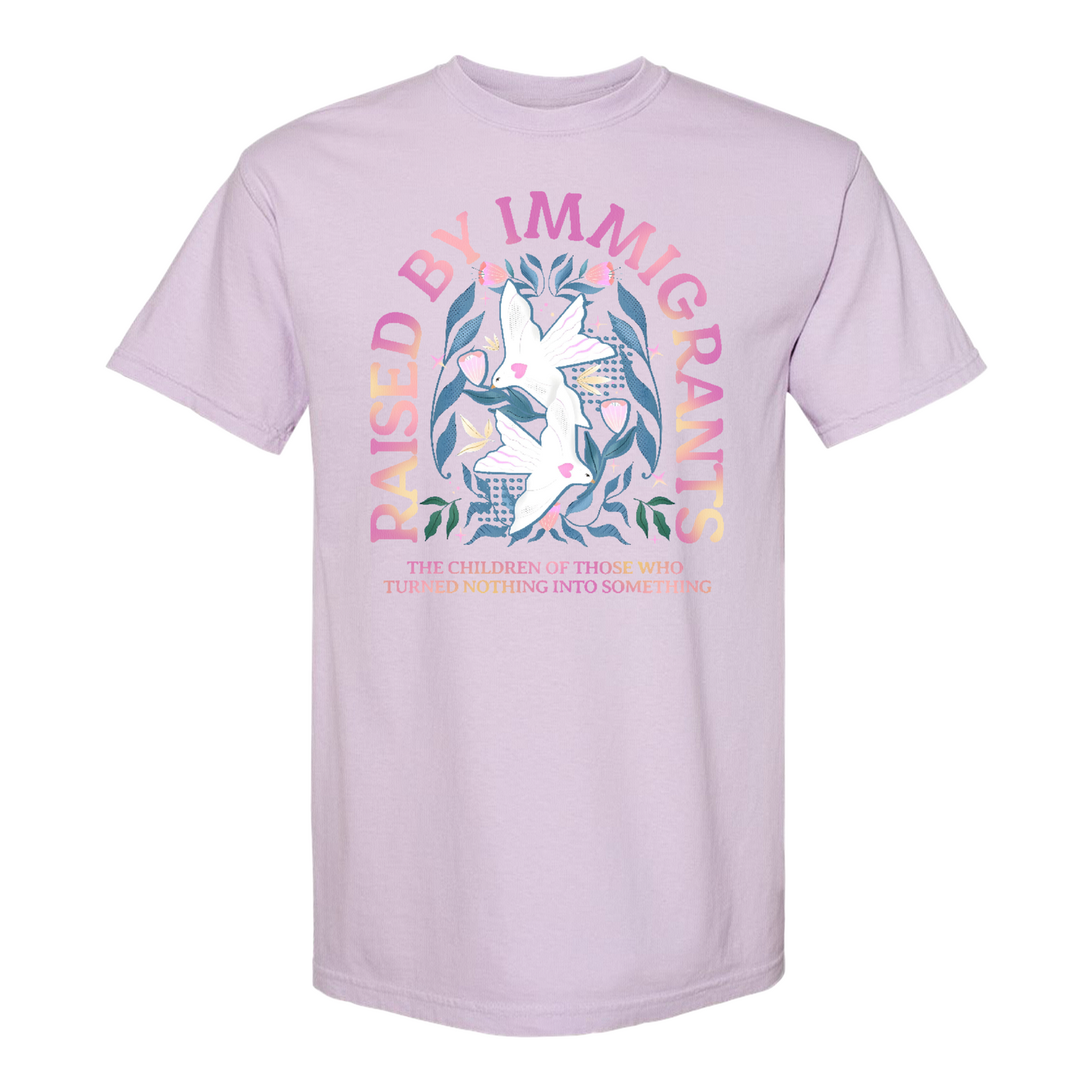 Support Immigrants Comfort Color Shirt, Raised by Immigrants Shirt, Immigrants Make America Great Shirt