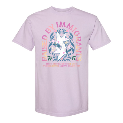Support Immigrants Comfort Color Shirt, Raised by Immigrants Shirt, Immigrants Make America Great Shirt