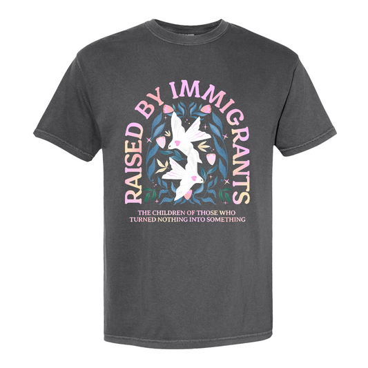 Support Immigrants Comfort Color Shirt, Raised by Immigrants Shirt, Immigrants Make America Great Shirt