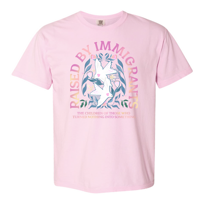 Support Immigrants Comfort Color Shirt, Raised by Immigrants Shirt, Immigrants Make America Great Shirt