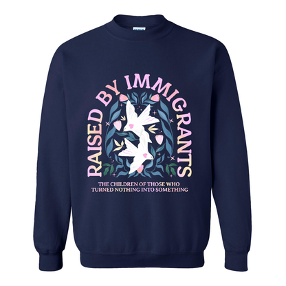 Support Immigrants Sweatshirt, Raised by Immigrants Sweatshirt, Immigrants Make America Great Sweatshirt