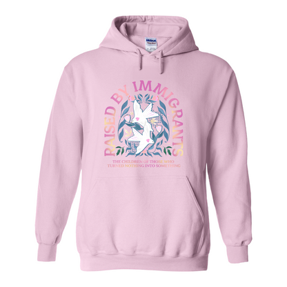 Support Immigrants Hoodie, Raised by Immigrants Hoodie, Immigrants Make America Great Hoodie