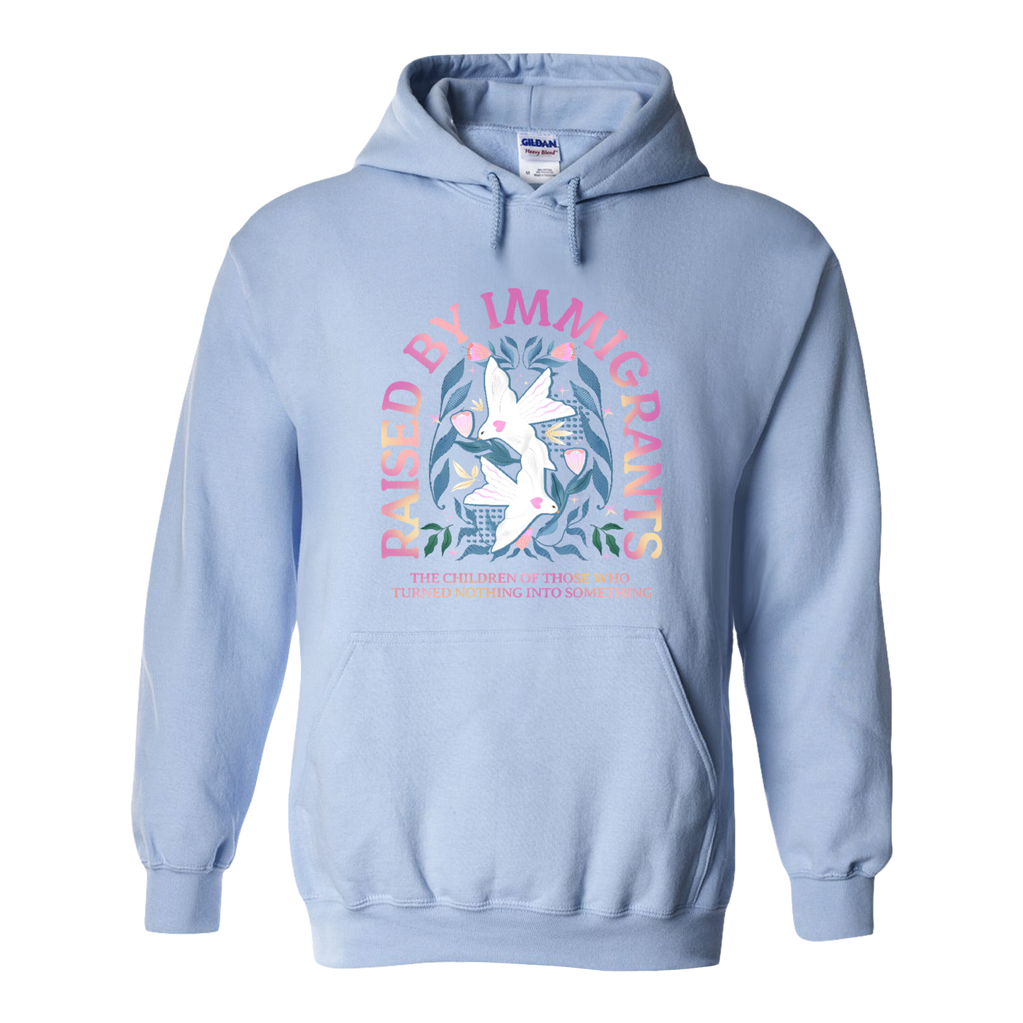 Support Immigrants Hoodie, Raised by Immigrants Hoodie, Immigrants Make America Great Hoodie