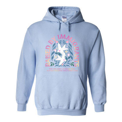 Support Immigrants Hoodie, Raised by Immigrants Hoodie, Immigrants Make America Great Hoodie