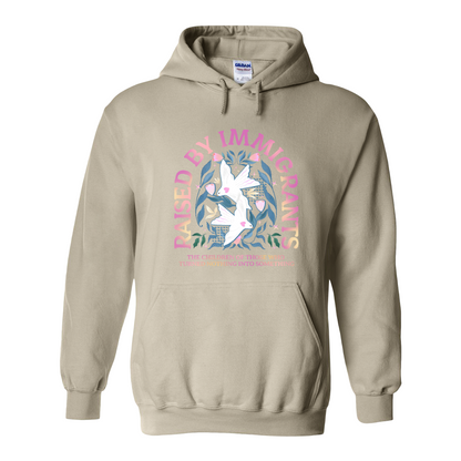 Support Immigrants Hoodie, Raised by Immigrants Hoodie, Immigrants Make America Great Hoodie