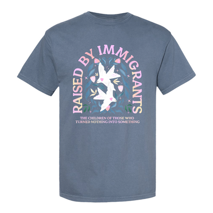 Support Immigrants Comfort Color Shirt, Raised by Immigrants Shirt, Immigrants Make America Great Shirt