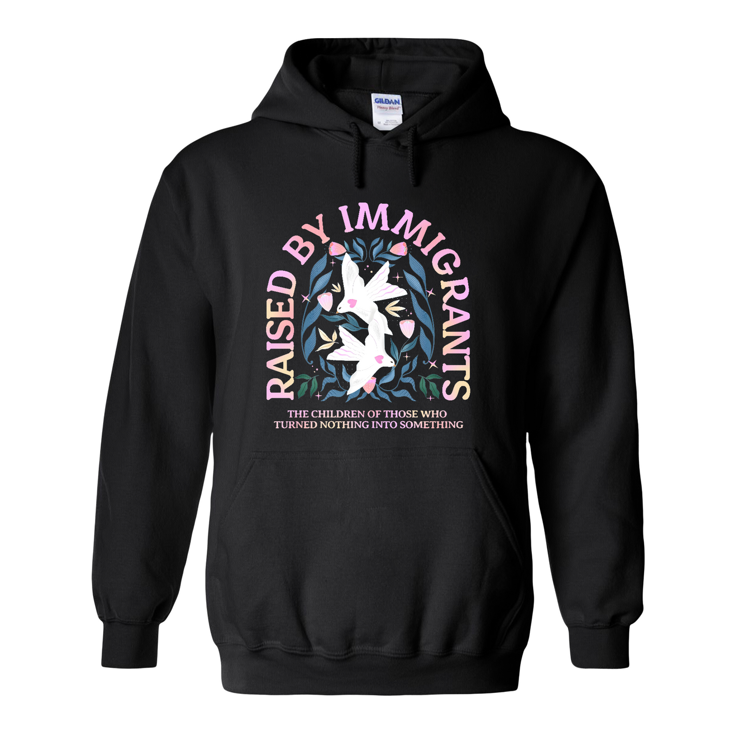 Support Immigrants Hoodie, Raised by Immigrants Hoodie, Immigrants Make America Great Hoodie
