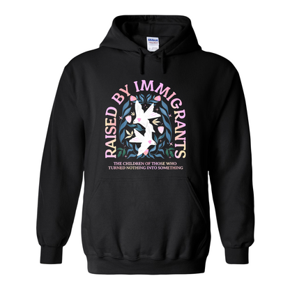 Support Immigrants Hoodie, Raised by Immigrants Hoodie, Immigrants Make America Great Hoodie