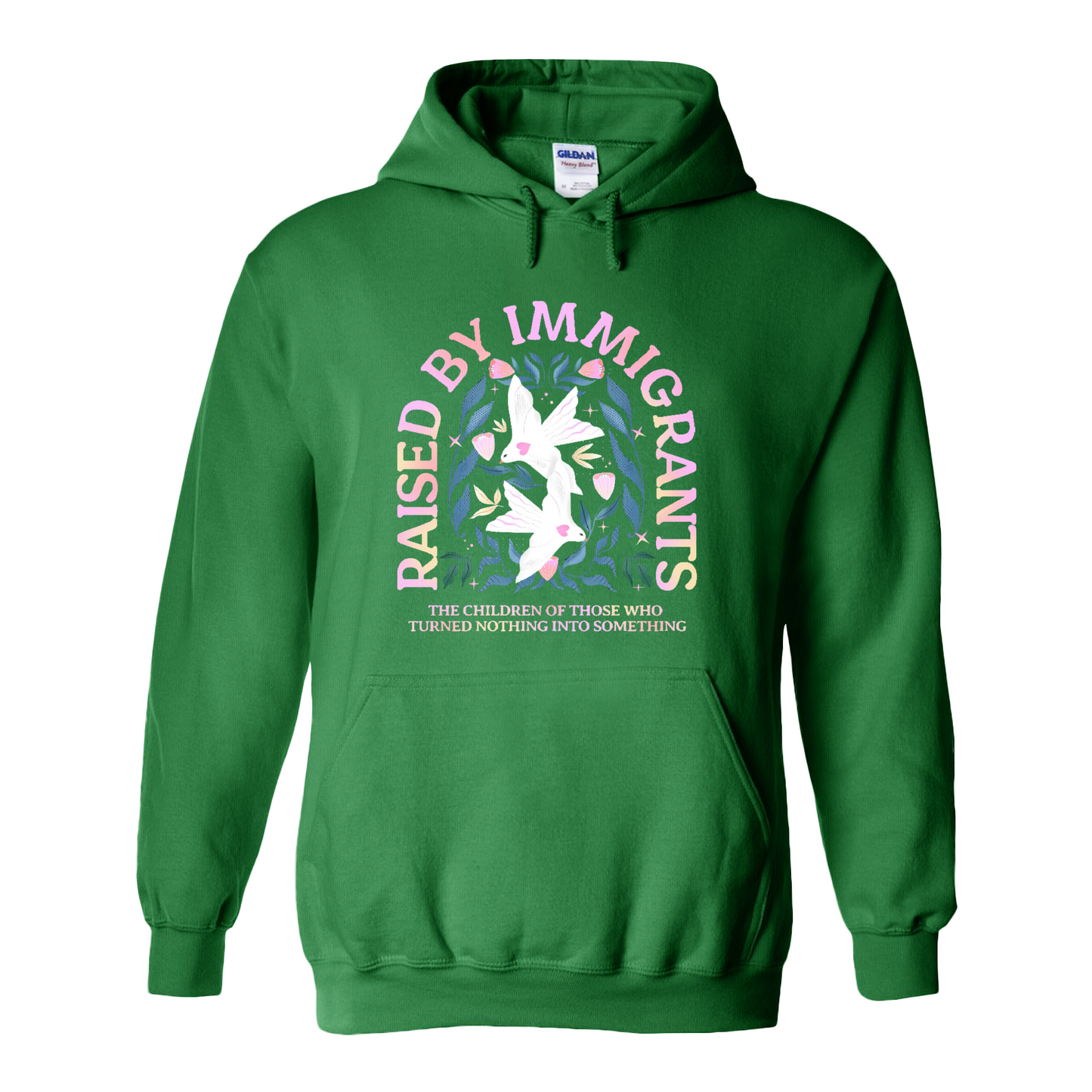 Support Immigrants Hoodie, Raised by Immigrants Hoodie, Immigrants Make America Great Hoodie