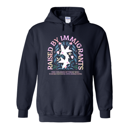 Support Immigrants Hoodie, Raised by Immigrants Hoodie, Immigrants Make America Great Hoodie