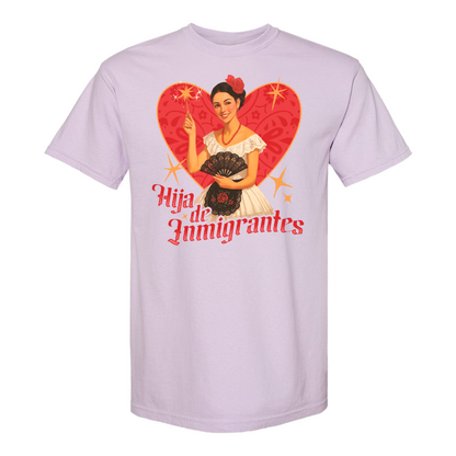 Support Immigration Comfort Color Shirt, Hija De Inmigrantes Shirt, No One Is Illegal Shirt