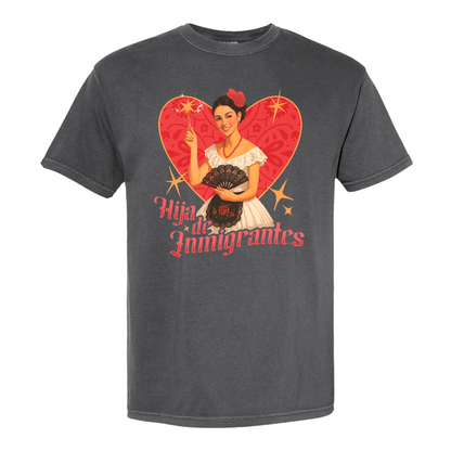 Support Immigration Comfort Color Shirt, Hija De Inmigrantes Shirt, No One Is Illegal Shirt