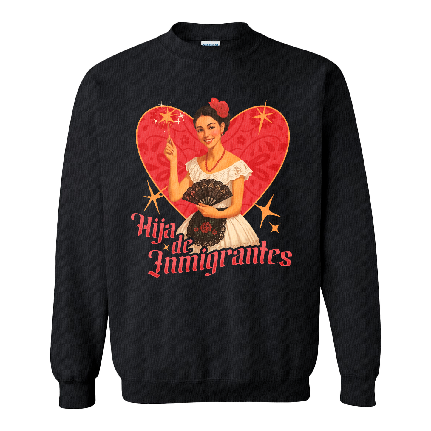 Support Immigration Sweatshirt, Hija De Inmigrantes Sweatshirt, No One Is Illegal Sweatshirt