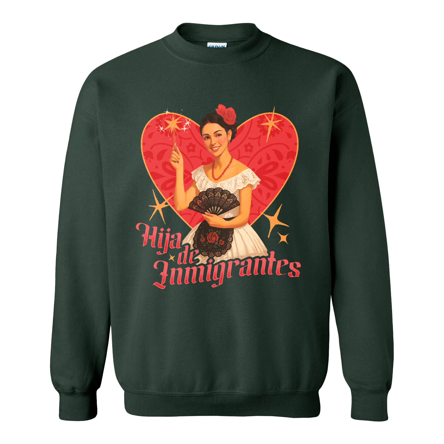 Support Immigration Sweatshirt, Hija De Inmigrantes Sweatshirt, No One Is Illegal Sweatshirt