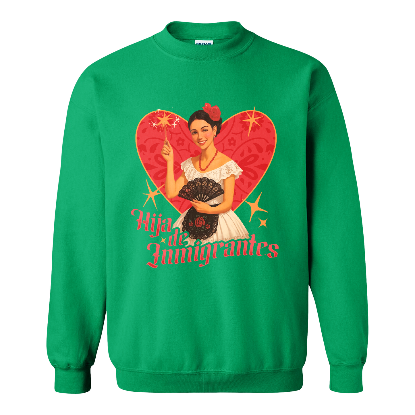 Support Immigration Sweatshirt, Hija De Inmigrantes Sweatshirt, No One Is Illegal Sweatshirt