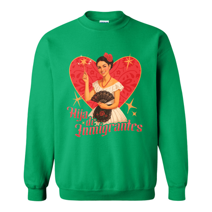 Support Immigration Sweatshirt, Hija De Inmigrantes Sweatshirt, No One Is Illegal Sweatshirt