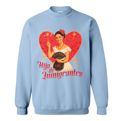 Support Immigration Sweatshirt, Hija De Inmigrantes Sweatshirt, No One Is Illegal Sweatshirt