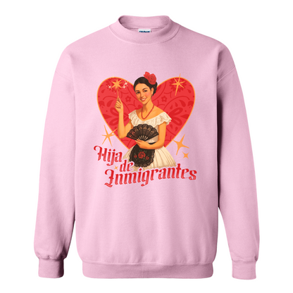 Support Immigration Sweatshirt, Hija De Inmigrantes Sweatshirt, No One Is Illegal Sweatshirt