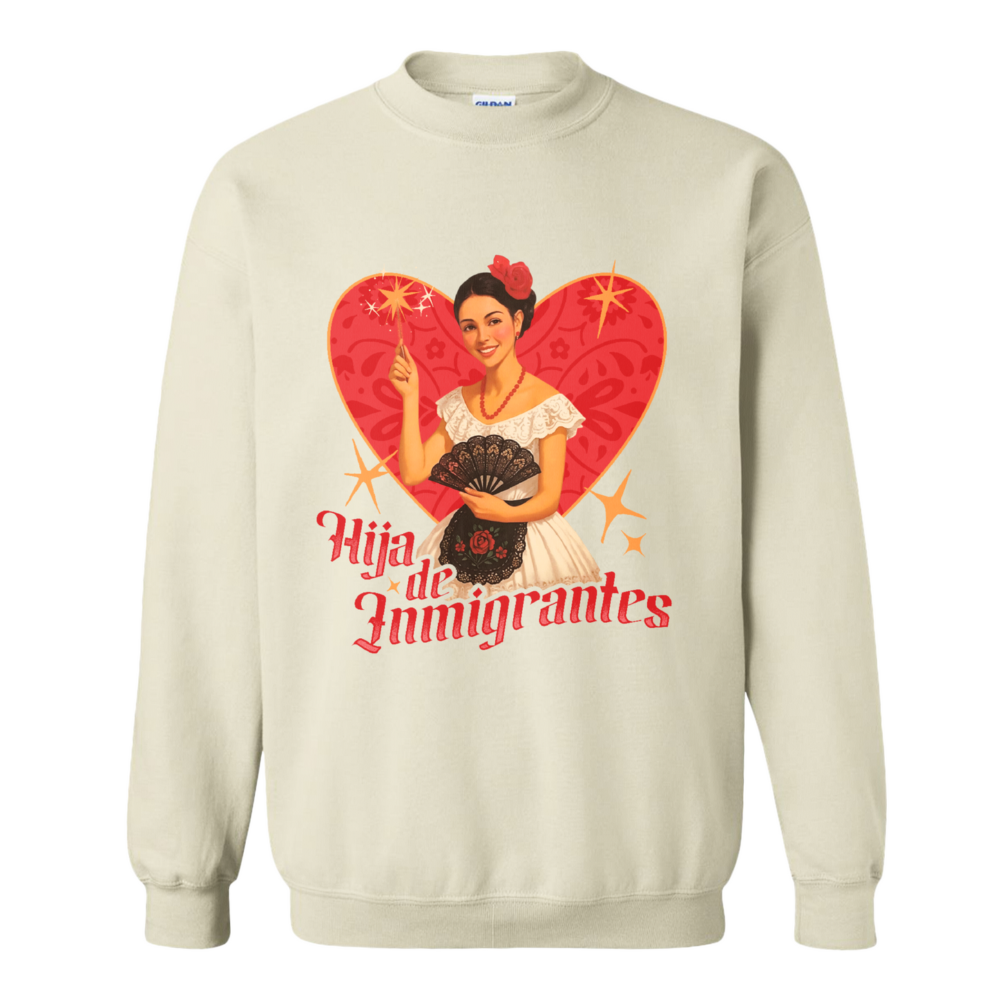Support Immigration Sweatshirt, Hija De Inmigrantes Sweatshirt, No One Is Illegal Sweatshirt