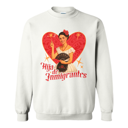 Support Immigration Sweatshirt, Hija De Inmigrantes Sweatshirt, No One Is Illegal Sweatshirt