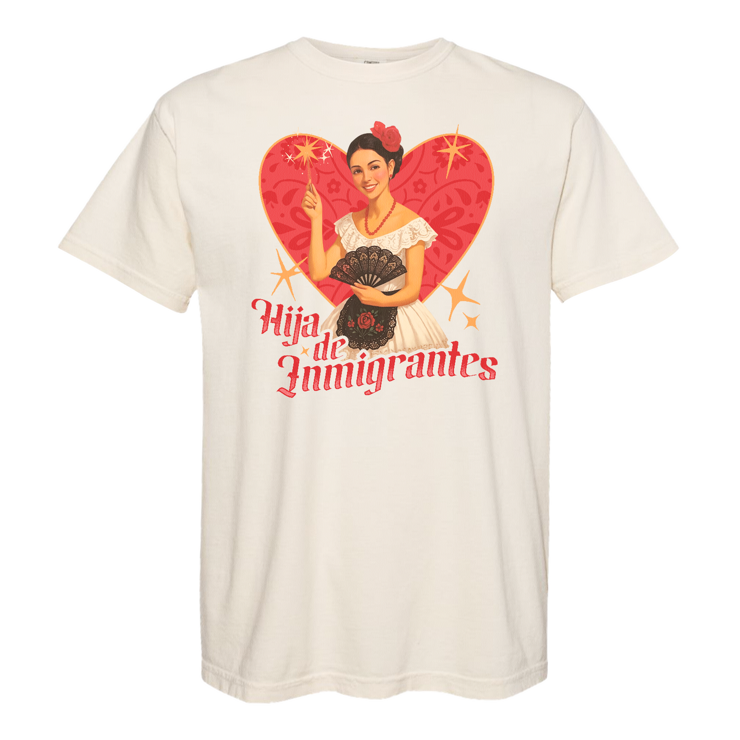 Support Immigration Comfort Color Shirt, Hija De Inmigrantes Shirt, No One Is Illegal Shirt