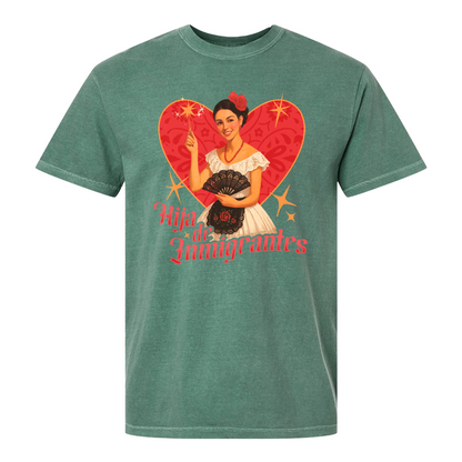 Support Immigration Comfort Color Shirt, Hija De Inmigrantes Shirt, No One Is Illegal Shirt