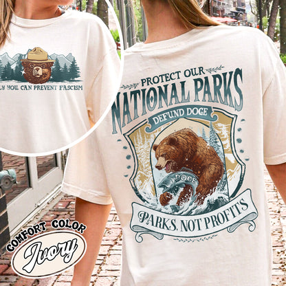 Support National Parks Comfort Colors Shirt, Subtle Anti Trump Shirt, Fuck Elon Musk Shirt, Anti Elon Musk