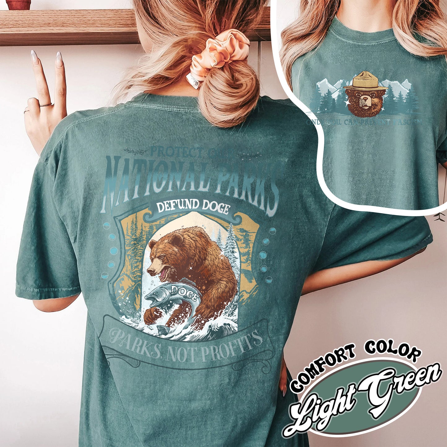 Support National Parks Comfort Colors Shirt, Subtle Anti Trump Shirt, Fuck Elon Musk Shirt, Anti Elon Musk