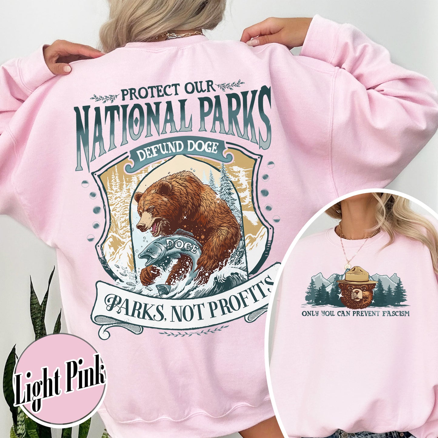 Support National Parks Sweatshirt, Subtle Anti Trump Sweatshirt, Fuck Elon Musk Sweatshirt, Anti Elon Musk