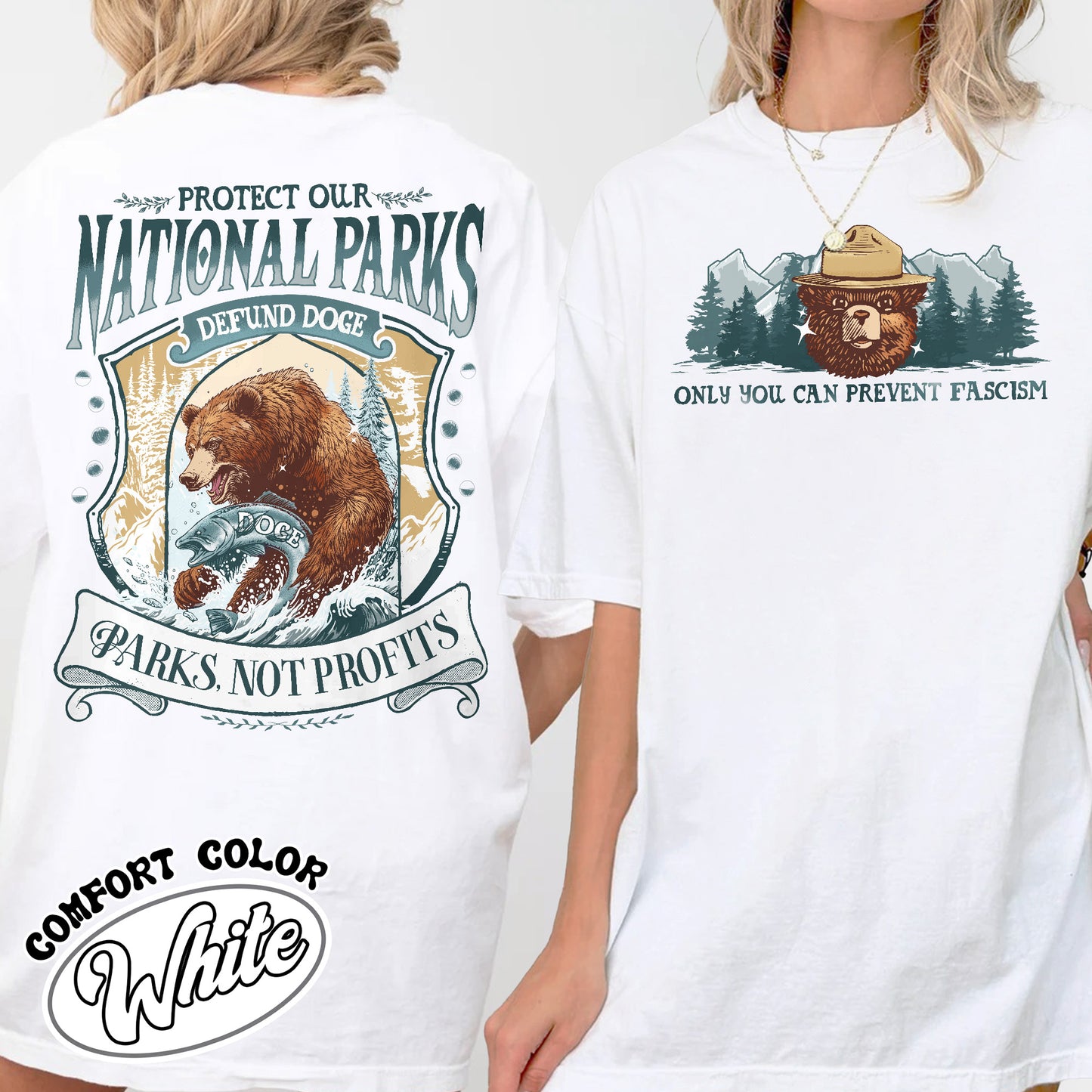 Support National Parks Comfort Colors Shirt, Subtle Anti Trump Shirt, Fuck Elon Musk Shirt, Anti Elon Musk