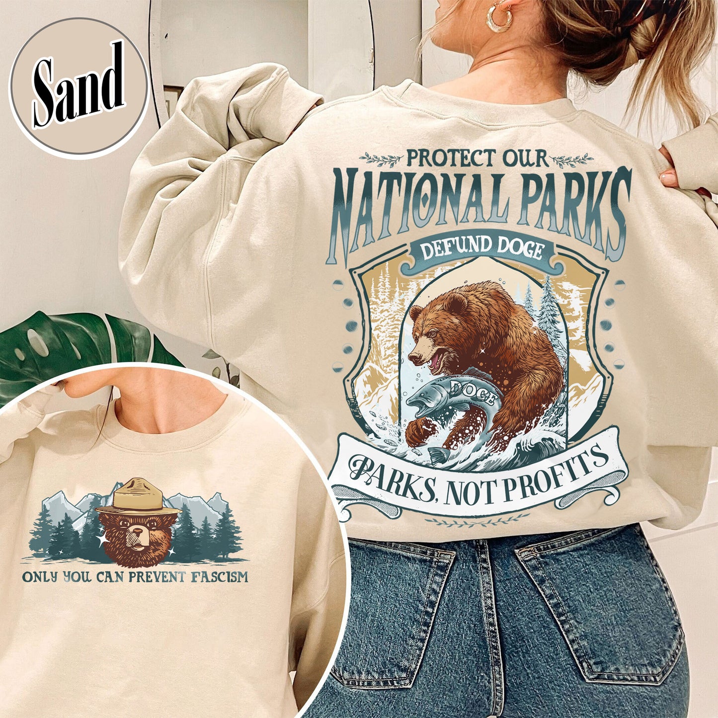 Support National Parks Sweatshirt, Subtle Anti Trump Sweatshirt, Fuck Elon Musk Sweatshirt, Anti Elon Musk