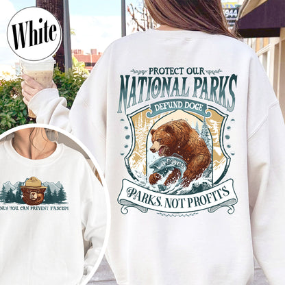 Support National Parks Sweatshirt, Subtle Anti Trump Sweatshirt, Fuck Elon Musk Sweatshirt, Anti Elon Musk