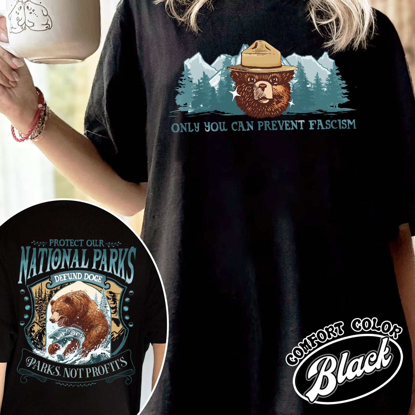 Support National Parks Comfort Colors Shirt, Subtle Anti Trump Shirt, Fuck Elon Musk Shirt, Anti Elon Musk